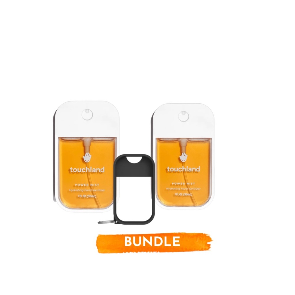 2 Touchland Power Mist Citrus Grove 1fl oz with 1 case